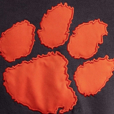 Shop Stadium Athletic Charcoal Clemson Tigers Big Logo Pullover Hoodie