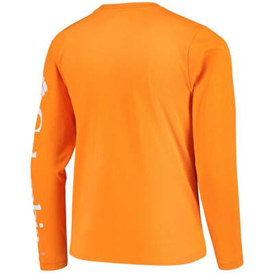 Shop Columbia Youth Tennessee Orange Tennessee Volunteers Pfg Terminal Tackle Long Sleeve Omni-shade T-shirt