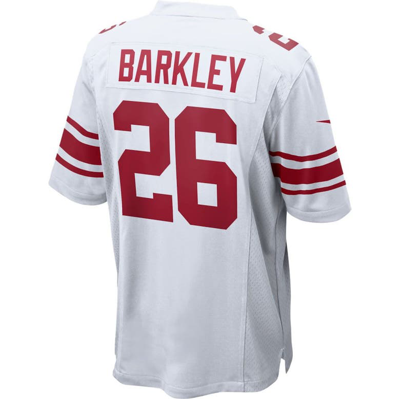 Shop Nike Saquon Barkley White New York Giants Game Jersey