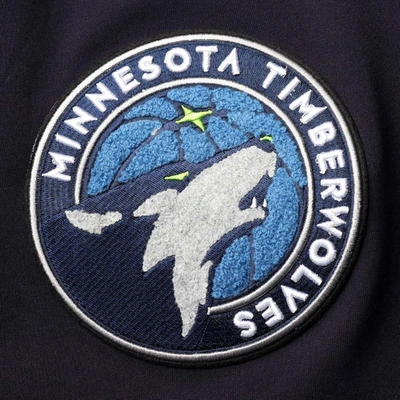 Shop Pro Standard Navy Minnesota Timberwolves Chenille Shorts