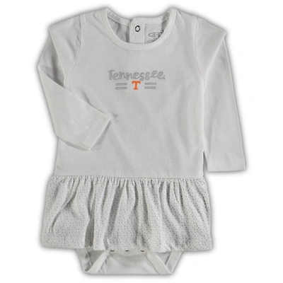 Shop Garb Girls Infant  White Tennessee Volunteers Lula Long Sleeve Dress