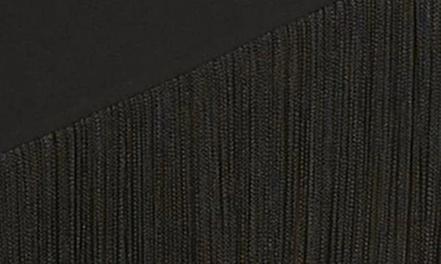 Shop Michael Kors Asymmetric Fringe Crepe Pencil Skirt In 001 Black