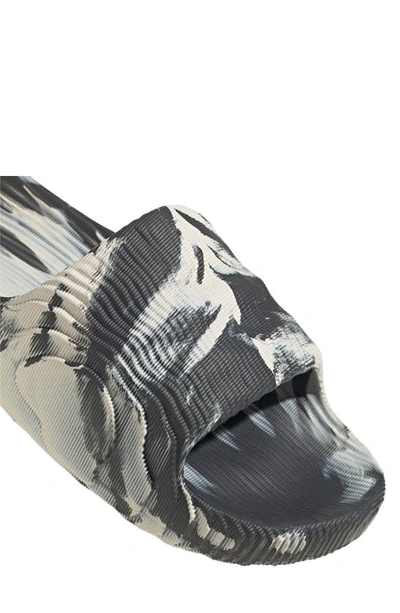 Shop Adidas Originals Adilette Sport Slide Sandal In Carbon/ Alumina/ Alumina