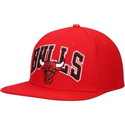 Shop Pro Standard Red Chicago Bulls Wordmark Logo Snapback Hat