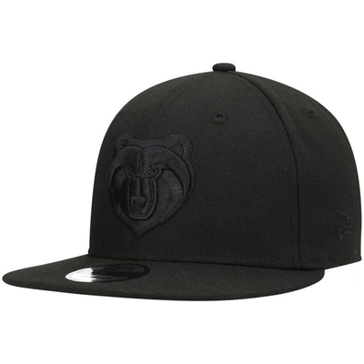 Shop New Era Memphis Grizzlies Black On Black 9fifty Snapback Hat