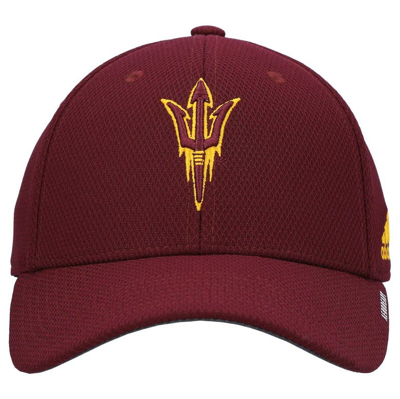 Shop Adidas Originals Adidas Maroon Arizona State Sun Devils 2021 Sideline Coaches Aeroready Flex Hat