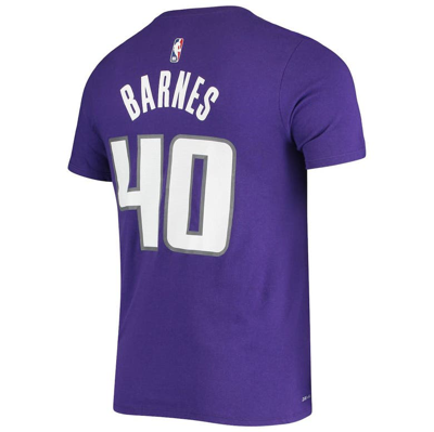 Shop Nike Harrison Barnes Purple Sacramento Kings Name & Number Performance T-shirt
