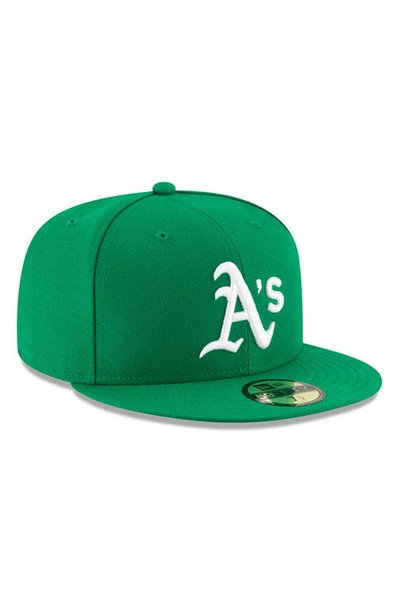 Shop New Era Green Oakland Athletics Alt Authentic Collection On-field 59fifty Fitted Hat