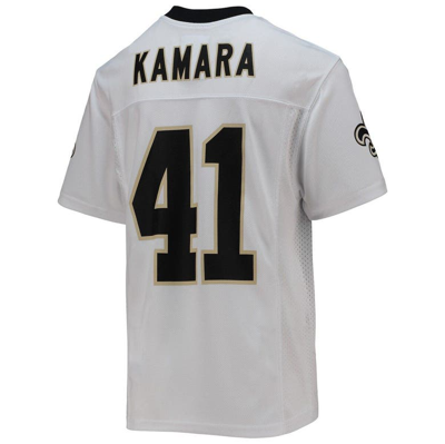 Outerstuff Kids' Youth Alvin Kamara White New Orleans Saints