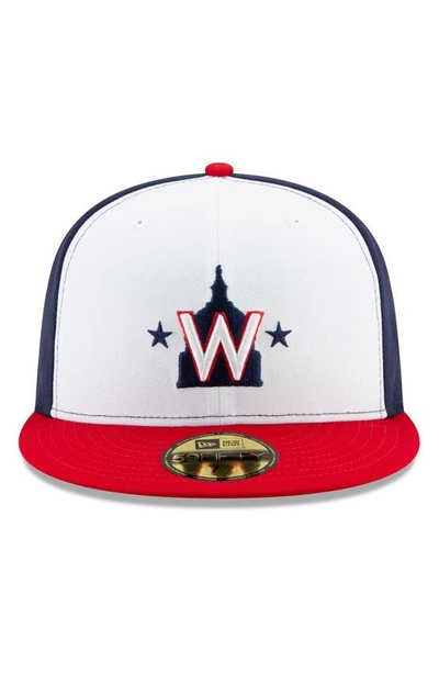 Shop New Era White Washington Nationals Alternate 2 2020 Authentic Collection On-field 59fifty Fitted Hat