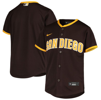 San Diego Padres Nike Road Replica Team Jersey - Brown