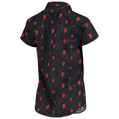 Shop Foco Black San Francisco Giants Floral Button Up Shirt