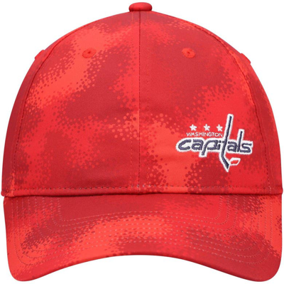 Shop Adidas Originals Adidas Red Washington Capitals Camo Slouch Adjustable Hat