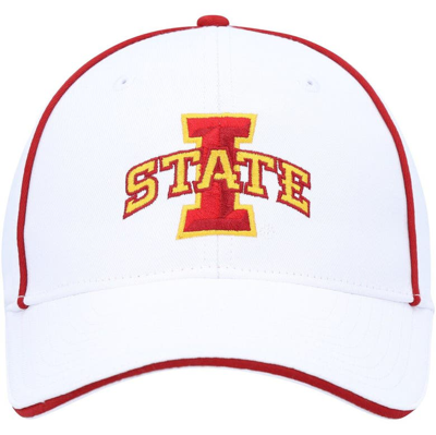 Shop Colosseum White Iowa State Cyclones Take Your Time Snapback Hat