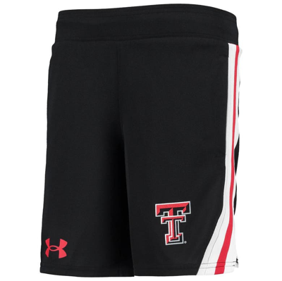 Shop Under Armour Youth  Black Texas Tech Red Raiders Game Day Mesh Shorts