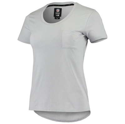 New Era Grey Atlanta Falcons Baby Jersey Pocket Tri-blend T-shirt