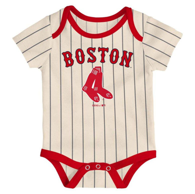 Shop Outerstuff Infant Navy/red/cream Boston Red Sox Future #1 3-pack Bodysuit Set