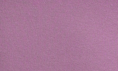 Shop Topshop Everyday Cotton Crewneck Crop T-shirt In Purple