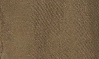 Shop Bugatchi Linen Drawstring Shorts In Olive