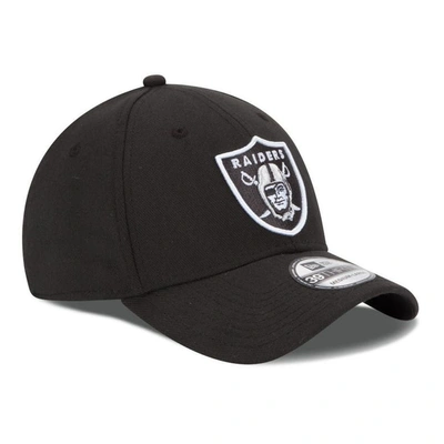 Shop New Era Las Vegas Raiders  39thirty Team Classic Flex Hat In Black