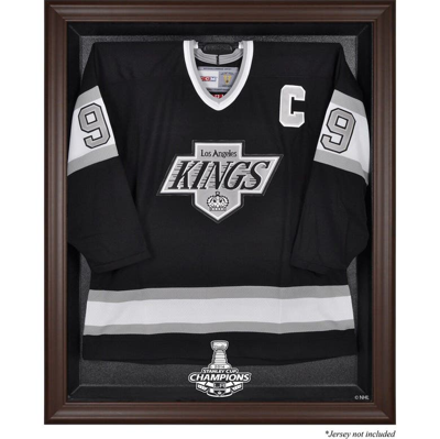Shop Fanatics Authentic Los Angeles Kings 2014 Stanley Cup Champions Brown Framed Jersey Display Case