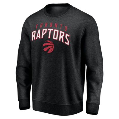 Shop Fanatics Branded Black Toronto Raptors Game Time Arch Pullover Sweatshirt