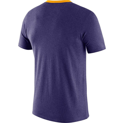 Shop Nike Purple Lsu Tigers Vault Helmet Tri-blend T-shirt