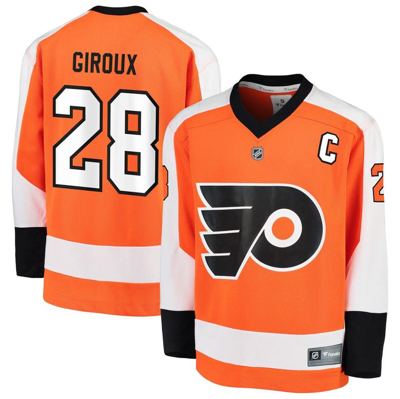 Shop Fanatics Youth  Branded Claude Giroux Orange Philadelphia Flyers Replica Player Jersey