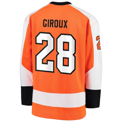 Shop Fanatics Youth  Branded Claude Giroux Orange Philadelphia Flyers Replica Player Jersey