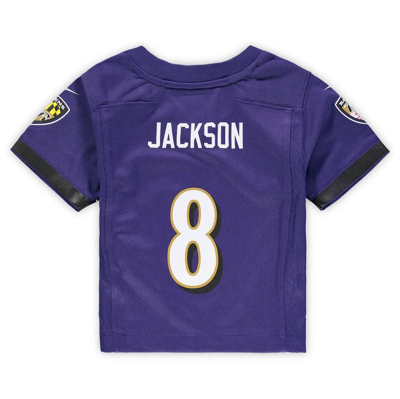 Shop Nike Infant  Lamar Jackson Purple Baltimore Ravens Game Jersey
