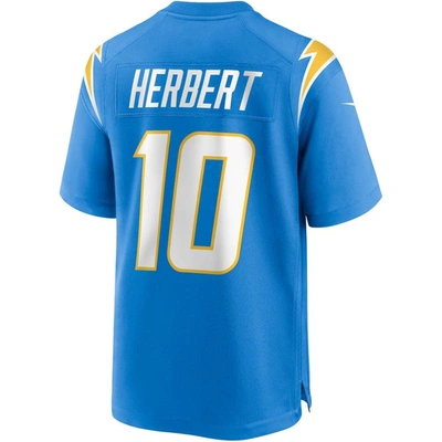 Shop Nike Justin Herbert Powder Blue Los Angeles Chargers Player Game Jersey