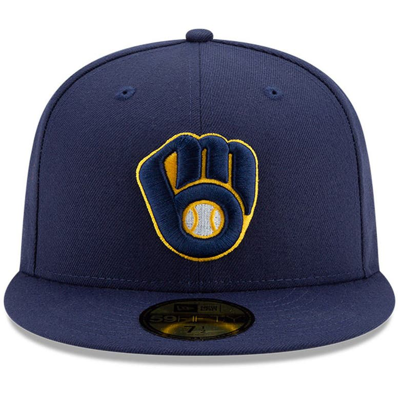 Shop New Era Gold Milwaukee Brewers 2024 Jackie Robinson Day 59fifty Fitted Hat