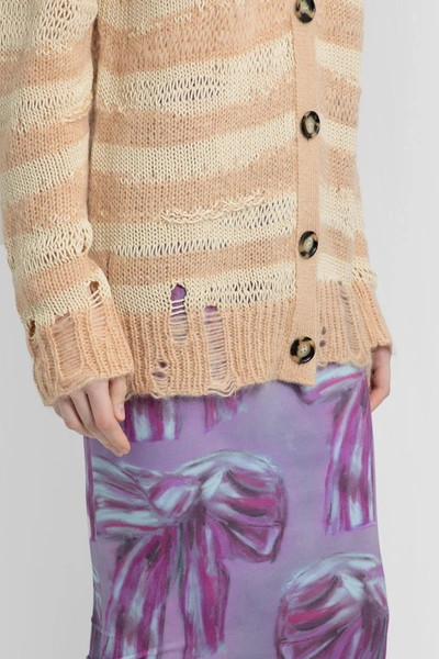 Shop Acne Studios Woman Beige Knitwear