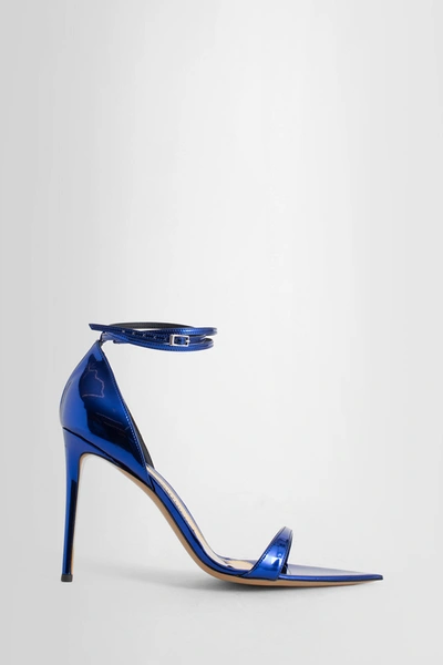 Shop Alexandre Vauthier Woman Blue Sandals