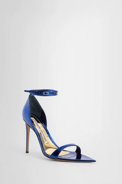 Shop Alexandre Vauthier Woman Blue Sandals