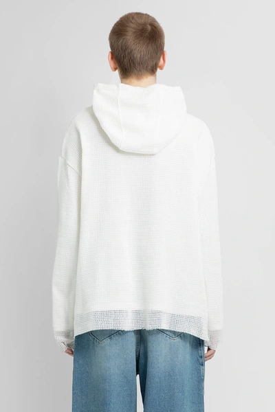 Shop Andrea Ya' Aqov Man White Sweatshirts