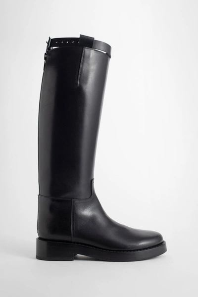 Ann Demeulemeester Woman Black Boots In Black