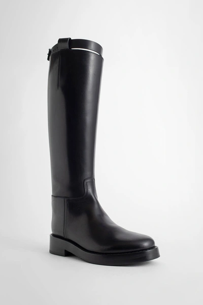 Ann Demeulemeester Woman Black Boots In Black
