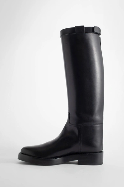 Ann Demeulemeester Woman Black Boots In Black