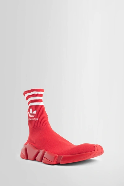 Shop Balenciaga Man Red Sneakers