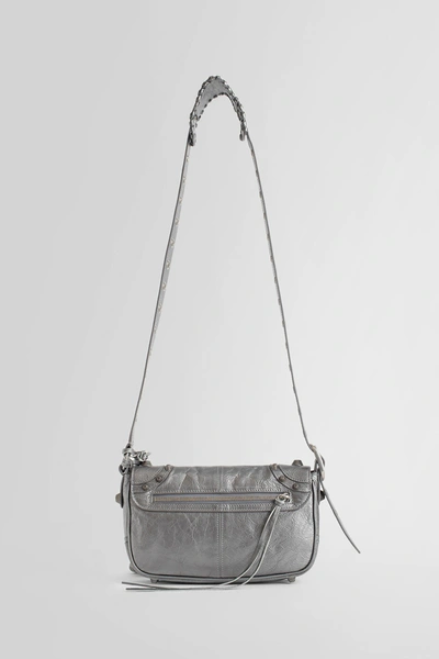 Shop Balenciaga Unisex Silver Shoulder Bags