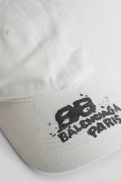 Shop Balenciaga Unisex White Hats