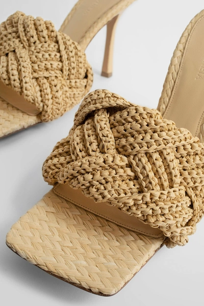 Shop Bottega Veneta Woman Beige Sandals