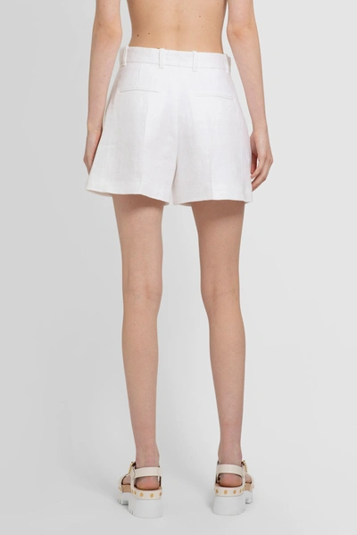 Shop Chloé Woman White Shorts