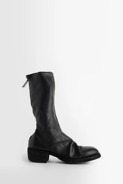 Guidi Woman Black Boots In Black
