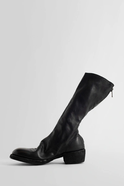 Guidi Woman Black Boots In Black
