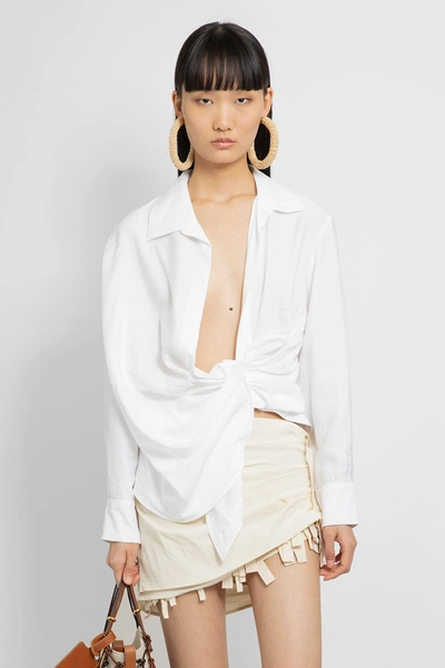Shop Jacquemus Woman White Shirts
