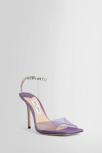 Shop Jimmy Choo Woman Purple Sandals