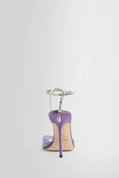 Shop Jimmy Choo Woman Purple Sandals