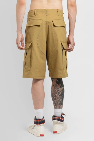 Shop Kenzo Man Beige Shorts